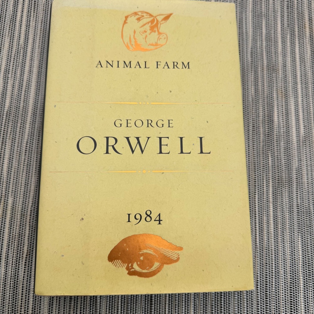 George Orwell Animal Farm and 1984 Hardcover Harcourt Hitchens Intro 1st Edition